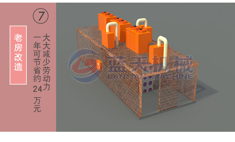 荔枝龍眼烘干機老房改造